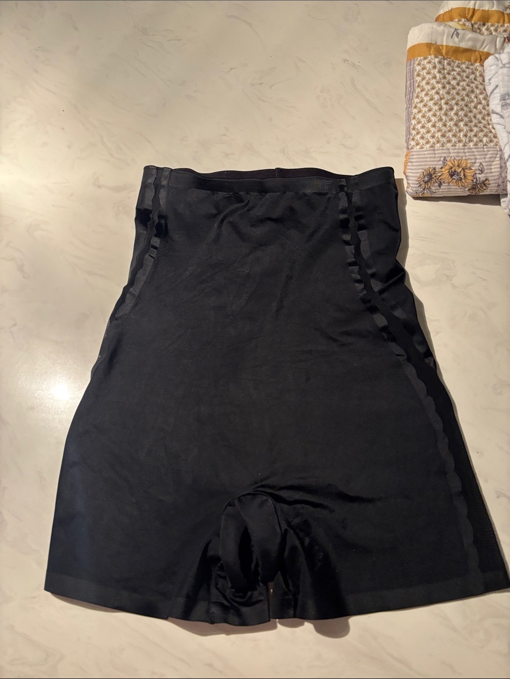 Black High-Waist Shapewear Shorts